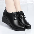 Women's Lace-Up Platform Pumps