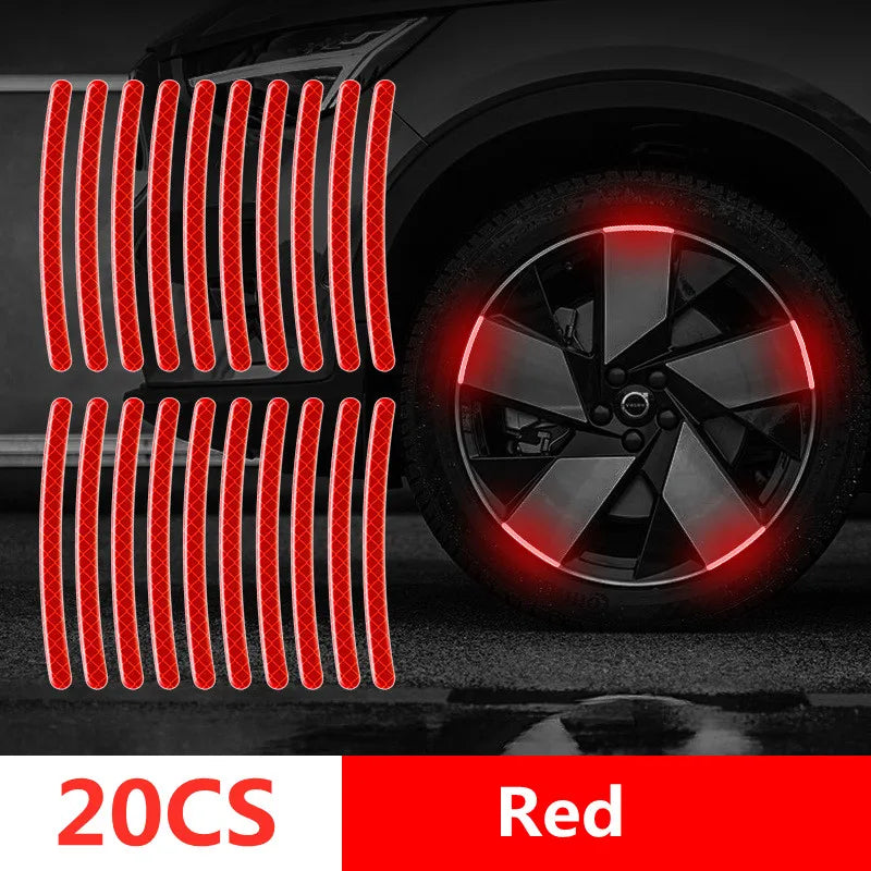 🚗 Reflective Safety Warning Stickers