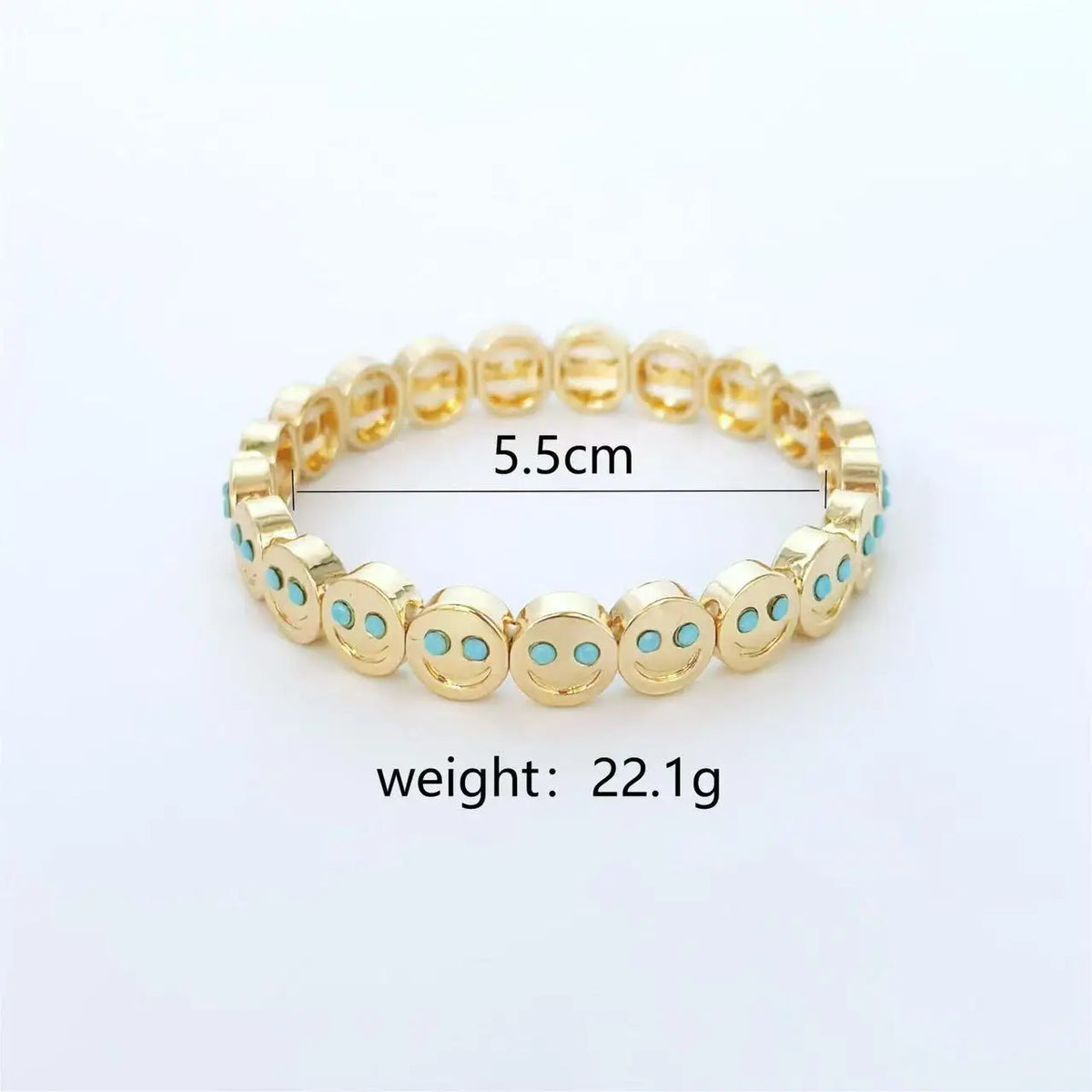 😊 Colorful Diamond Smile Bracelet