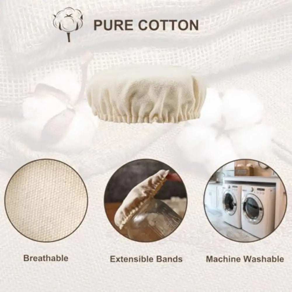 Reusable Cotton Bowl Covers