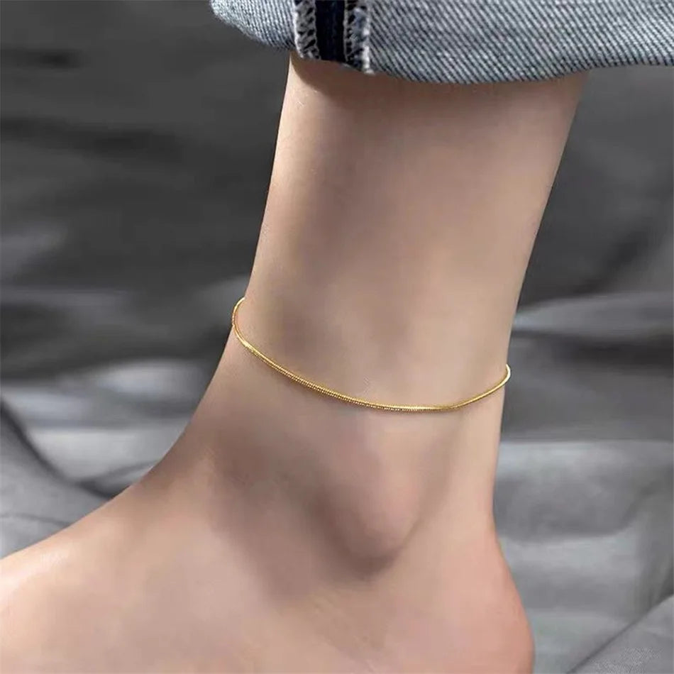 Adjustable Snake Chain Anklet