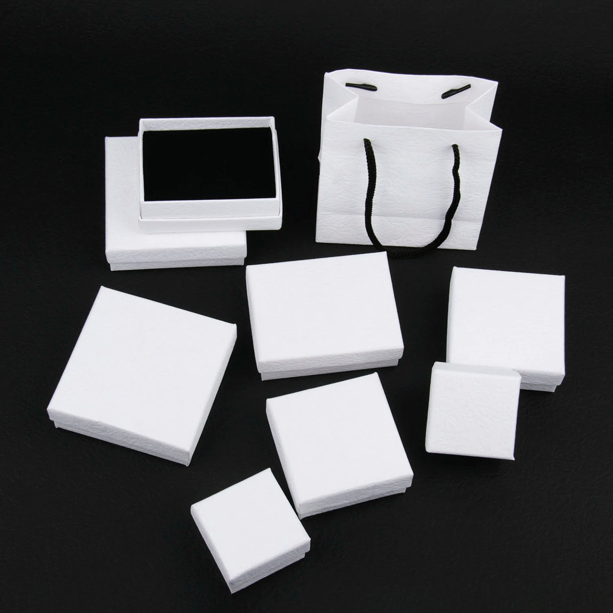 Frosted White Jewelry Gift Box