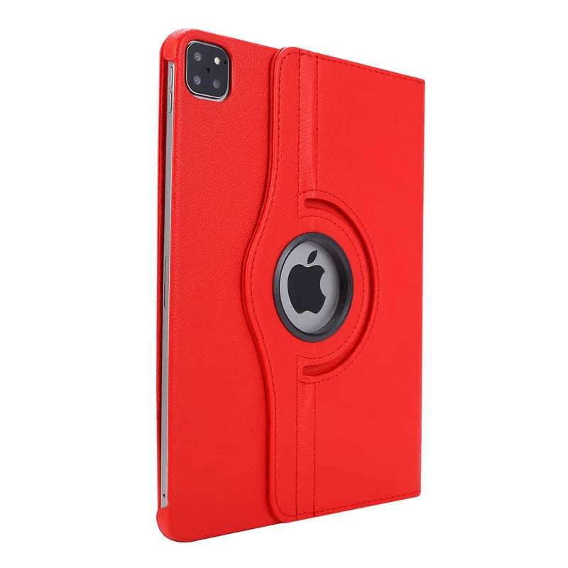 🔄 360° Leather Stand Case