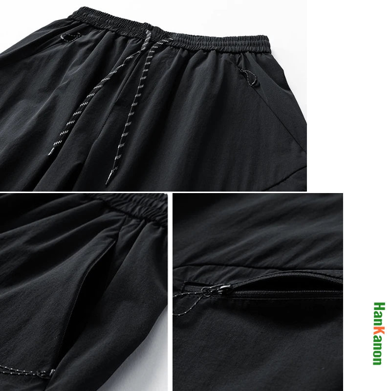 Unisex Windproof Straight-Leg Pants