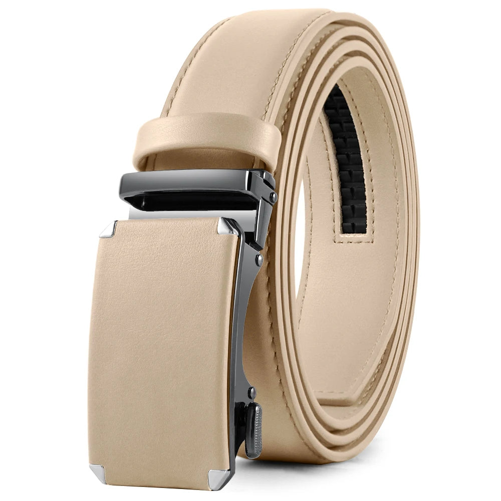 Men's Automatic Leather Ratchet Belt