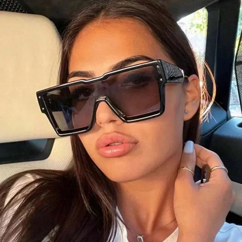 Oversized Square Gradient Sunglasses