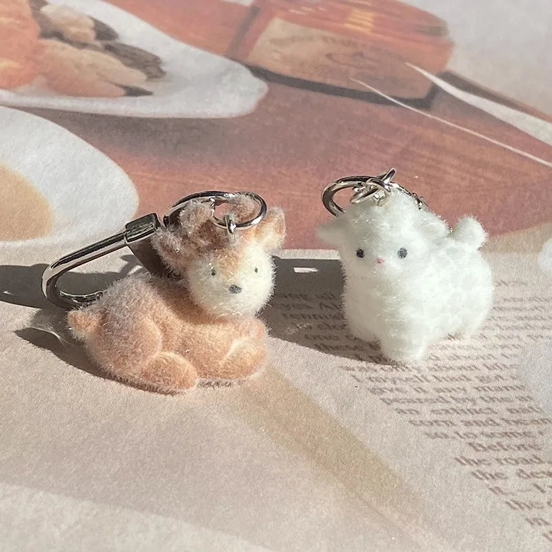 Fluffy Animal Keychains