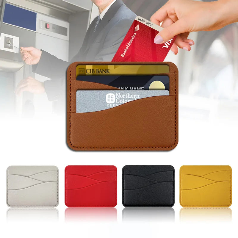 4-Slot Leather Card Holder