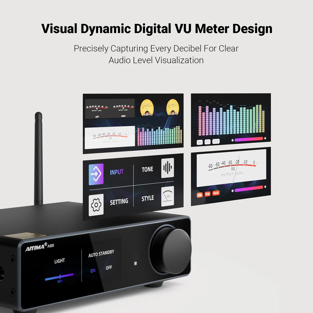 🧑‍💻 AIYIMA A80 Bluetooth Stereo Power Amplifier