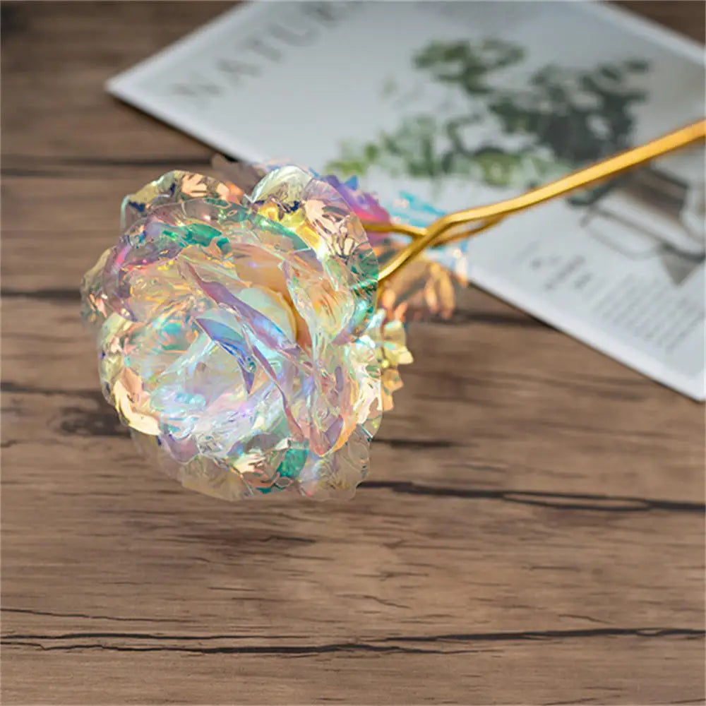 24K Gold Foil Rose Gift
